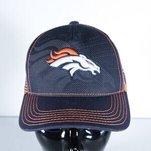 NFL Team Apparel Denver Broncos Baseball Hat Cap KIDS Reflective Football Sample